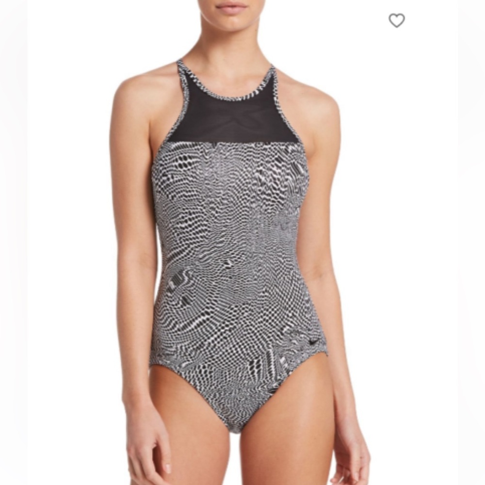 Nike High Neck Swimsuit sz M